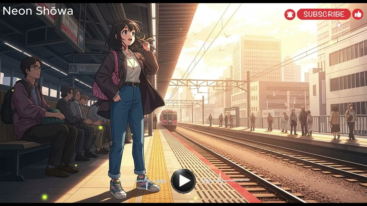 Morning Platform 東京 ☀️｜Daily Life City Pop 70s & 80s 🌃
