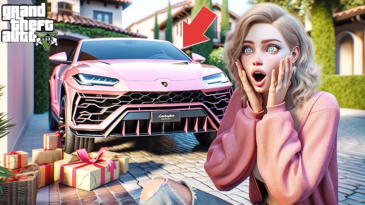😍Jessica's Birthday Gift From a Billionaire-GTA 5 REAL LIFE COUPLES MOD REMASTERED SEASON 1 Episode