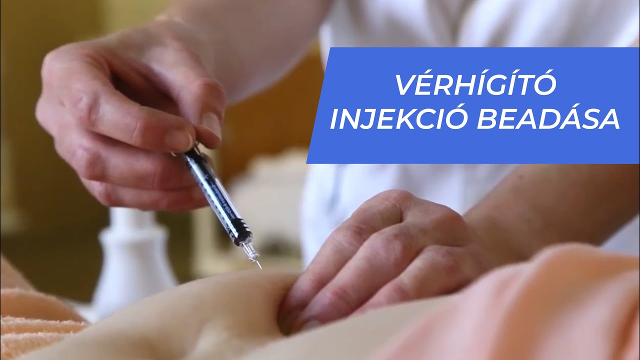 Semmelweis oktatóvideók: Vérhígító injekció beadása