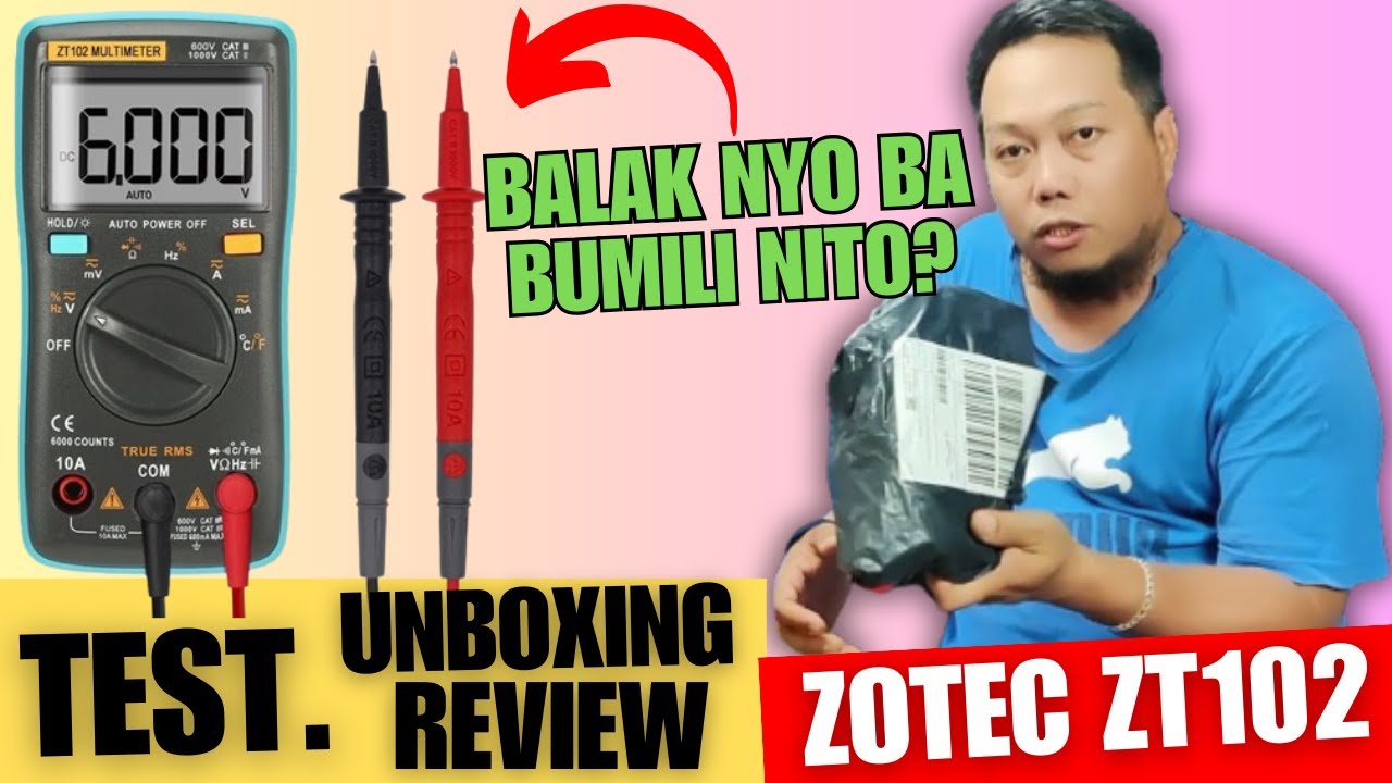 ZOTEK ZT102 Digital Multimeter TEST-Unboxing Review.Teardown.Watch This b4 u buy!