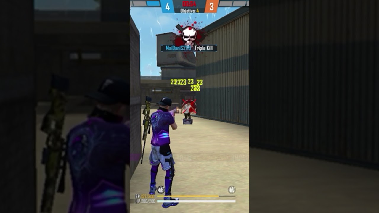 MP40 COMO PEGA MESTRE NO MODO CS JOGANDO S&Oacute; COM ALEAT&Oacute;RIOS #shorts #clipadas #freefire #garena #ff