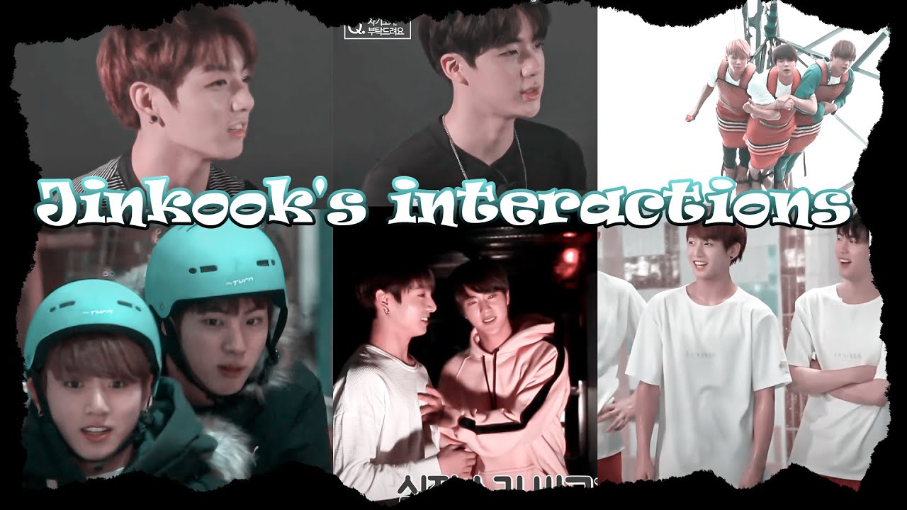 Jinkook's interactions in 'Run BTS' ep.1-10, 13-16
