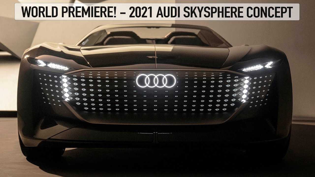 WORLD PREMIERE! - 2021 AUDI SKYSPHERE CONCEPT - WOW - TWO CARS IN ONE - AMAZING TECHNOLOGY