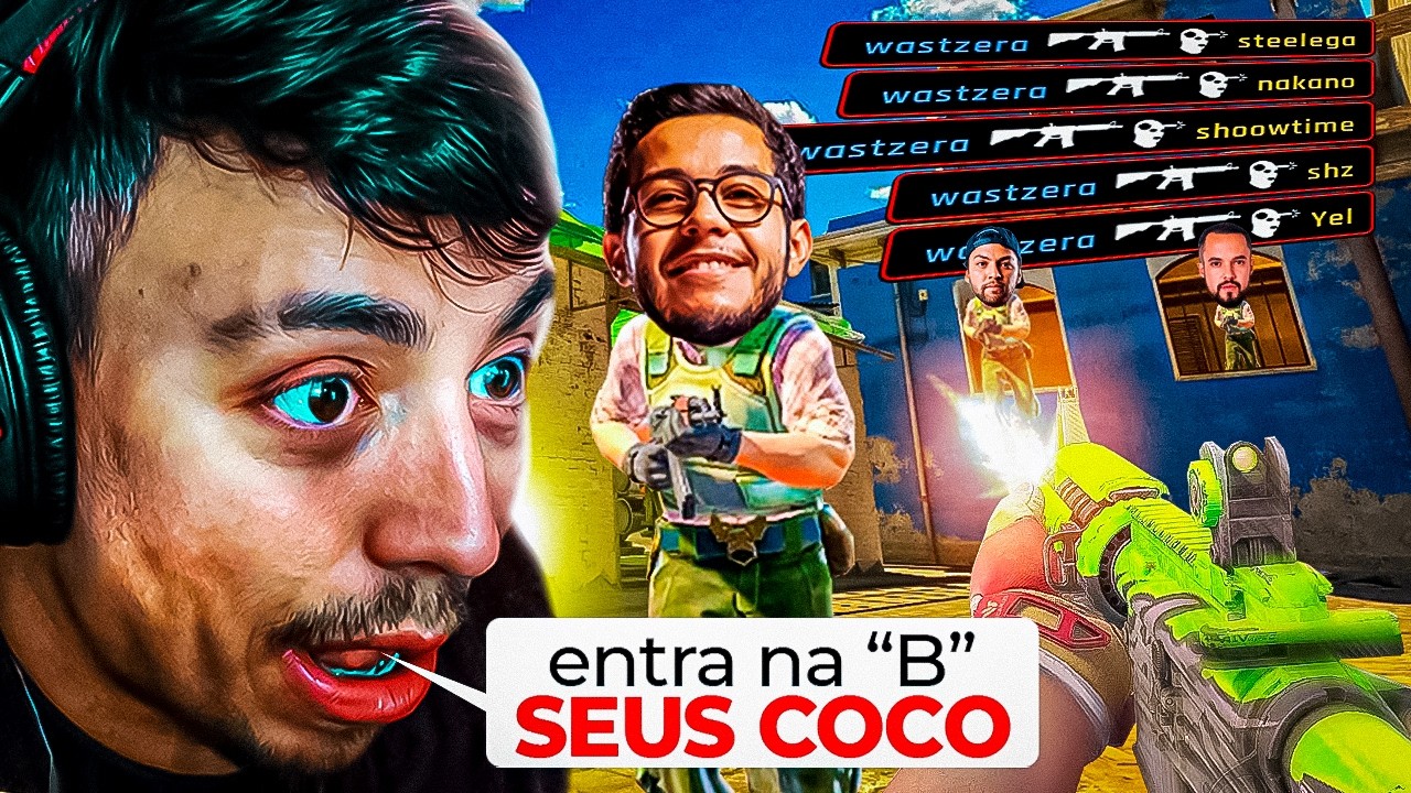 Fiz um 5K INSANO no round DECISIVO contra LENDAS do CS🔥(vs nak steelega showtime yel e shz)