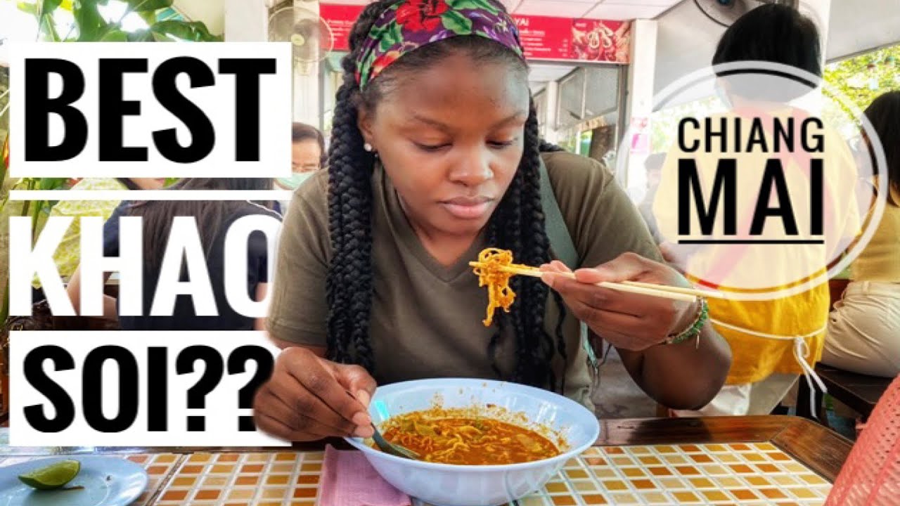 I FLEW TO THAILAND FOR THIS | Coconut Curry Noodles | Khao Soi In Chiang Mai