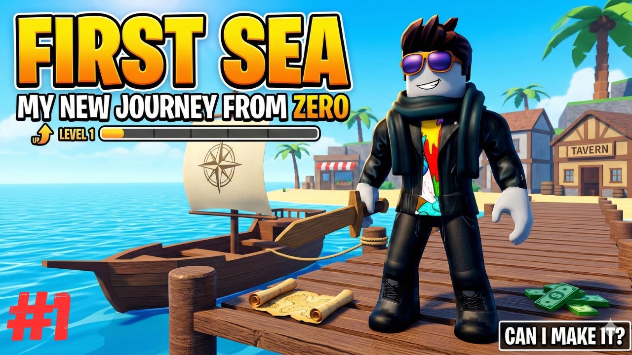 Exploring the First Sea: Noob to Pro Journey! #Roblox #FirstSea #RobloxLive #RobloxGaming #NoobToPro