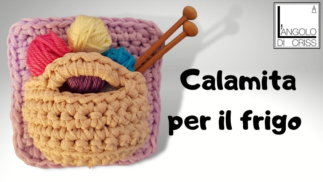 Calamita da frigo all'uncinetto 