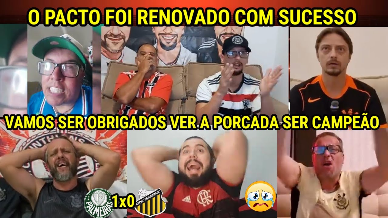 REAÇÕES dos SECADORES DESESPERADOS COM VITÓRIA DO PALMEIRAS 1X0 NOVORIZONTINO
