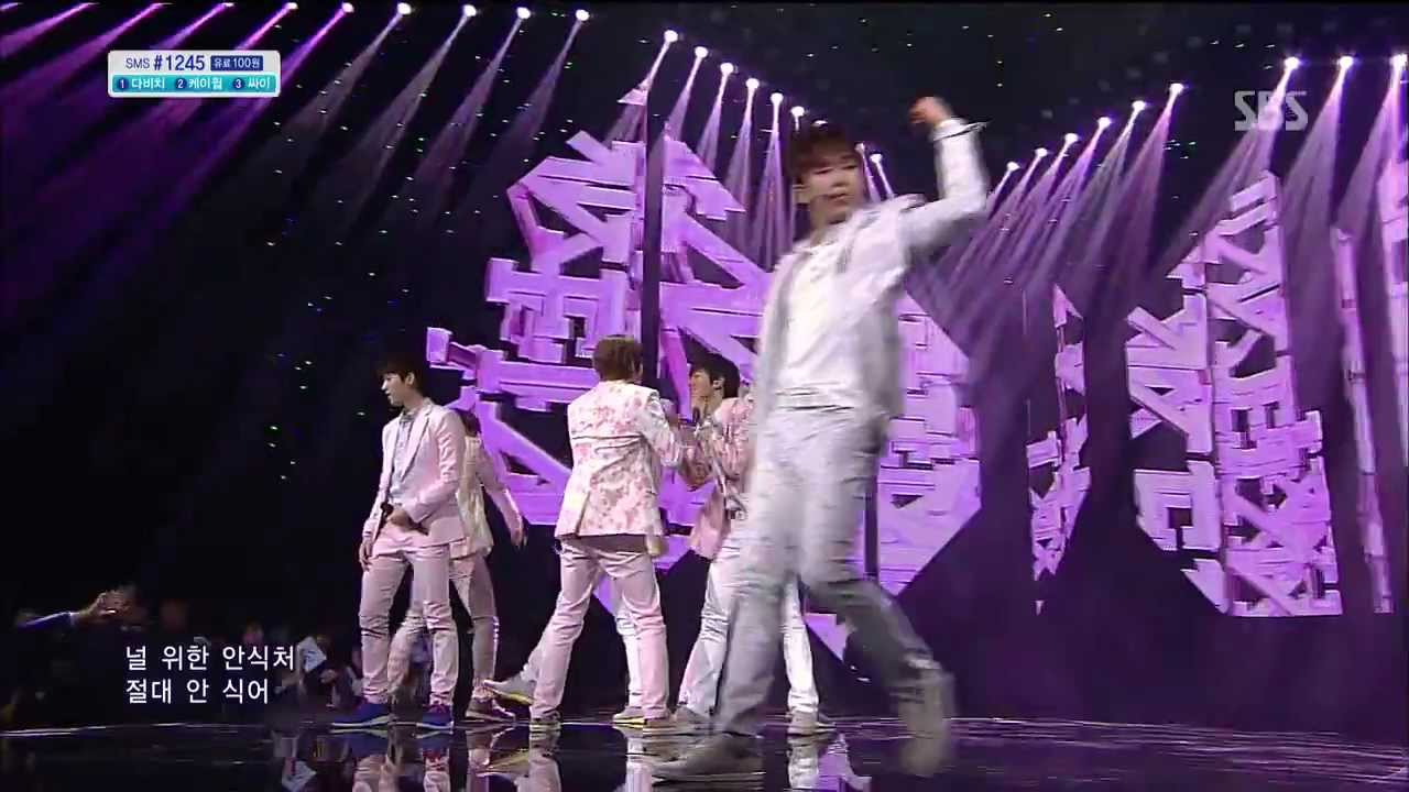 INFINITE [Человек в любви] @ SBS Inkigayo Популярная песня 20130421