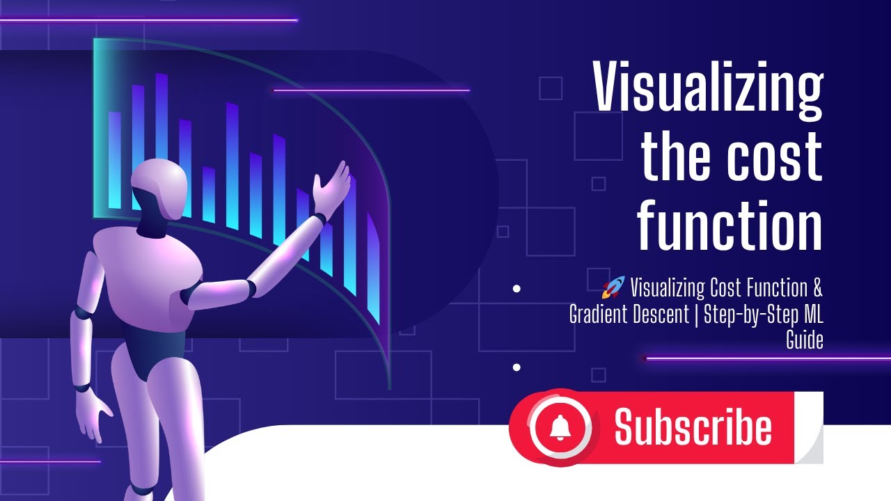 🚀 Visualizing Cost Function & Gradient Descent | Step-by-Step ML Guide