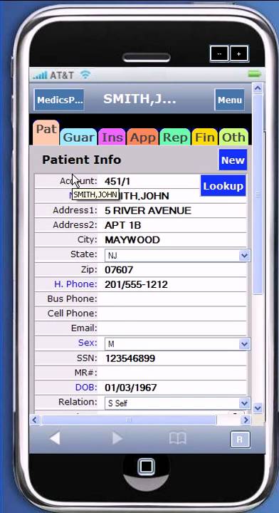 Medical Office Software - ADS Medics On-Call Demo