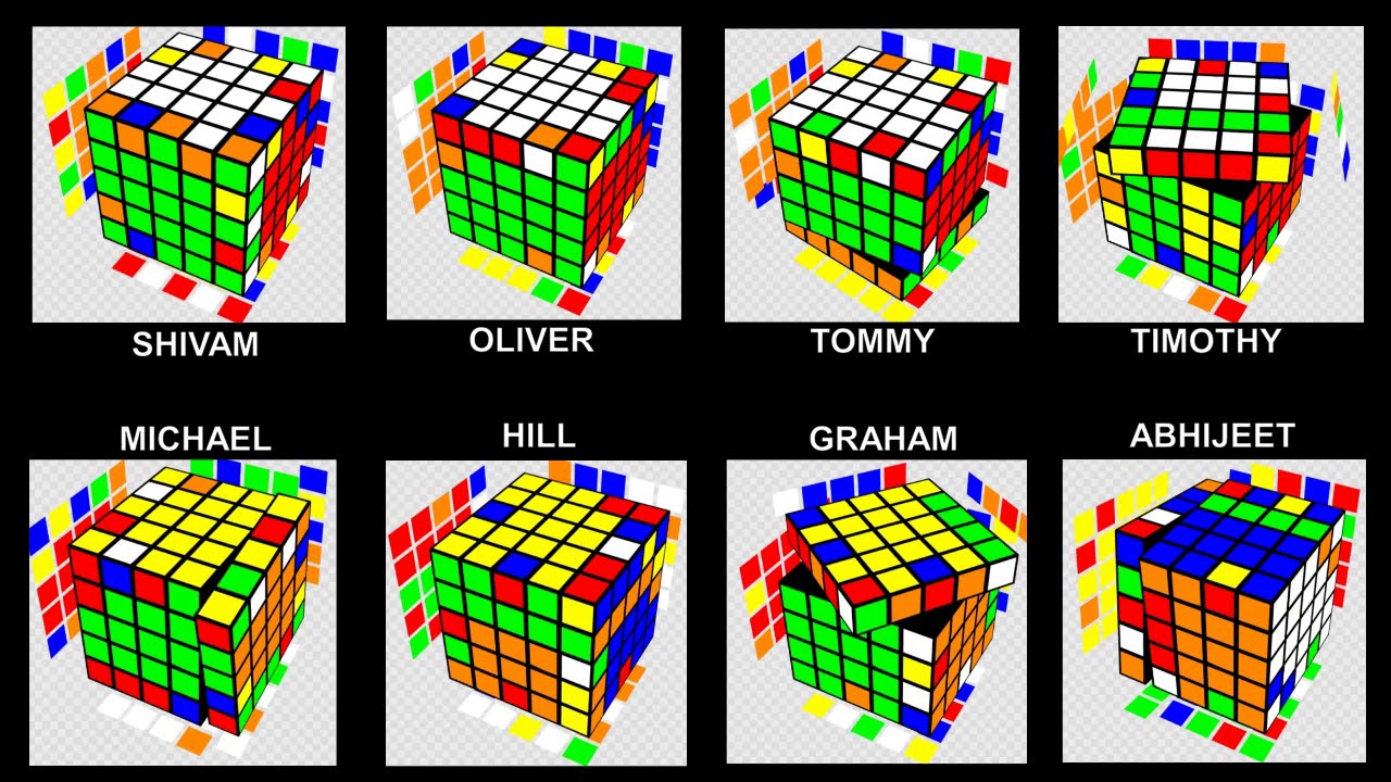 5BLD Race Season 1 | Nine cubers, one scramble