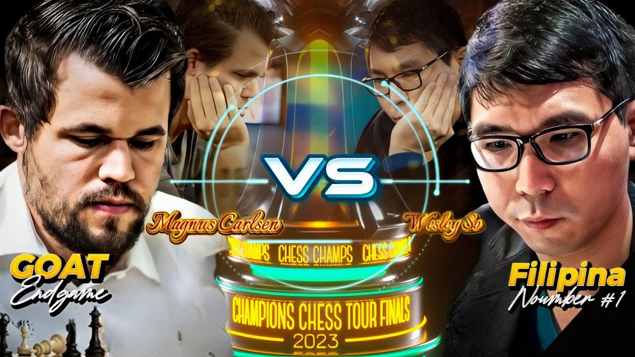 Magnus Carlsen VS Wesley So || Champions Chess Tour Final 2023, Round Robin Stage, Round 5, Game 1