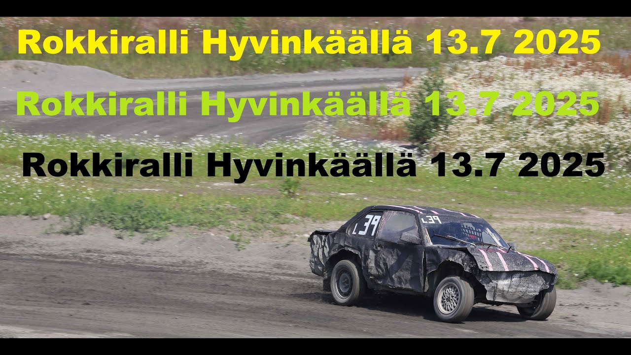 Rokkiralli Hyvinkäällä 13.7 2025