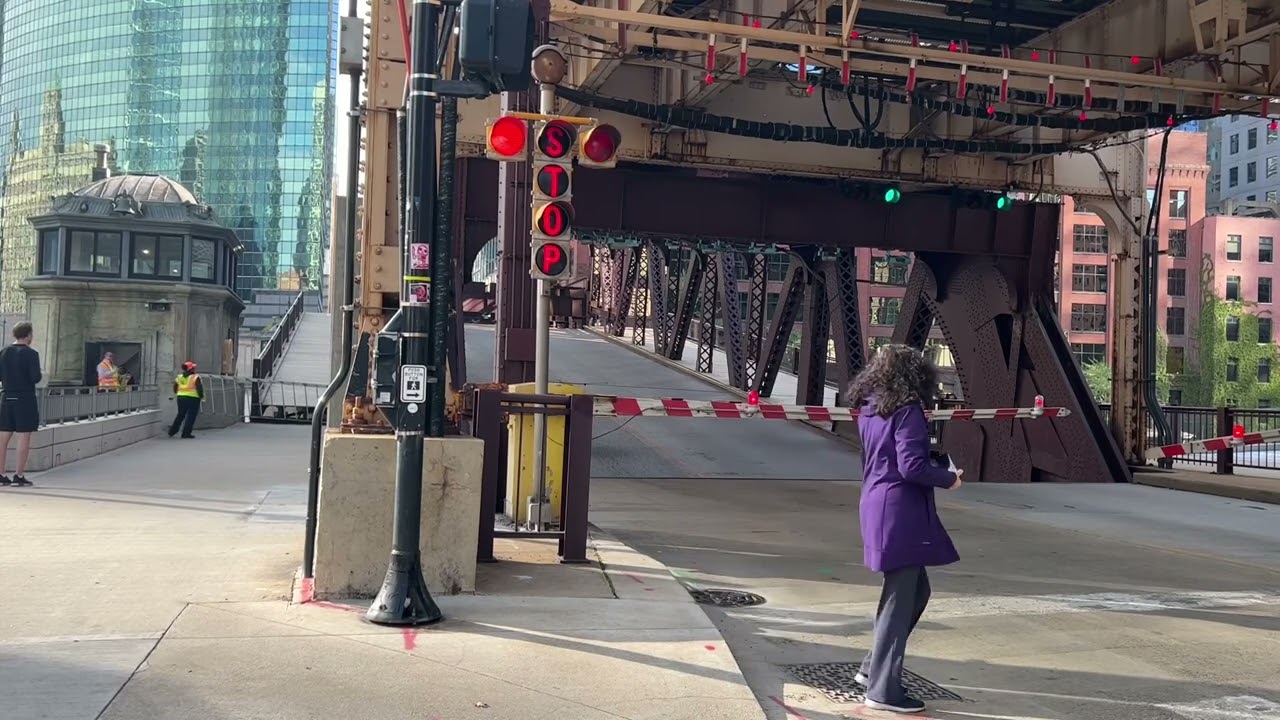 ( REVIVED MOTOR BELLS!!) Lake st. Drawbridge in Chicago IL