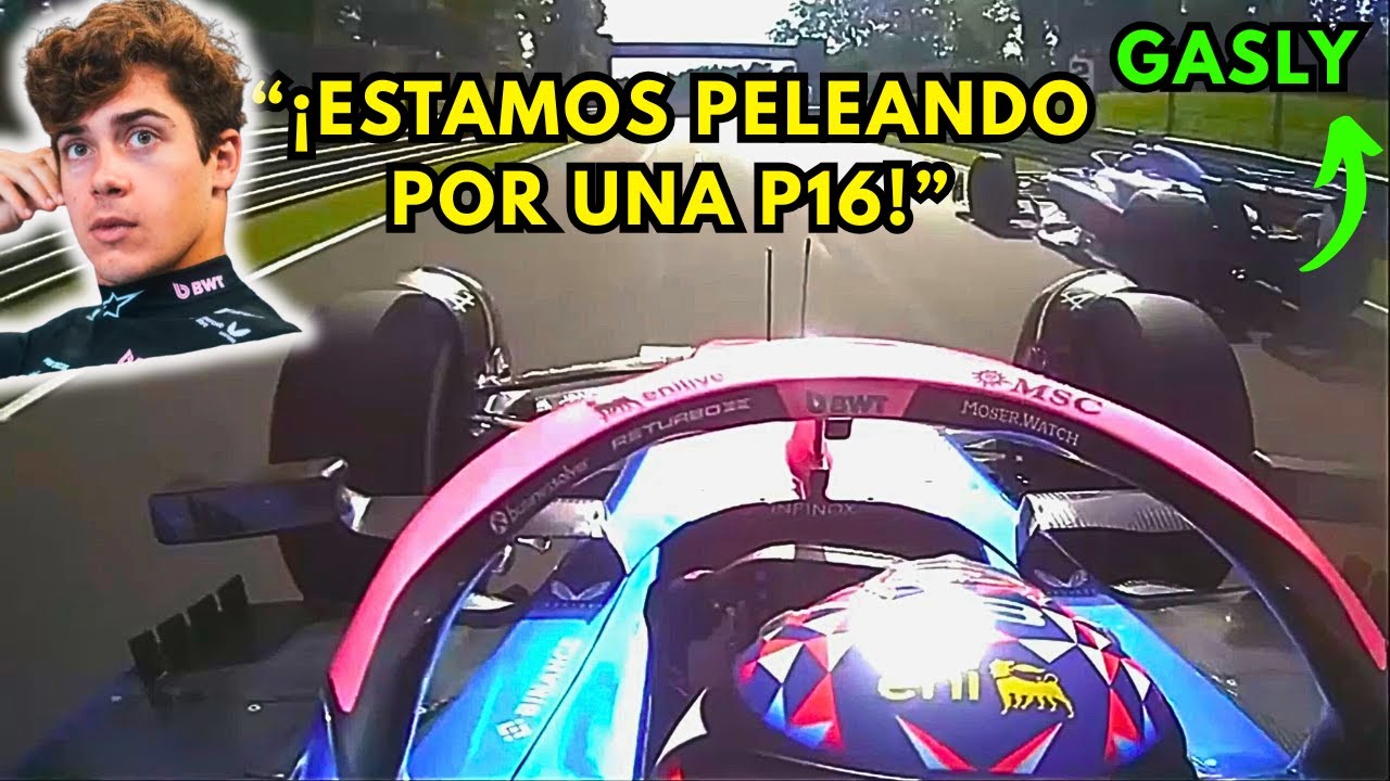 El INS&Oacute;LITO Momento Donde Franco Colapinto Debe Dejar Pasar a Gasly | F1 Monza 2025