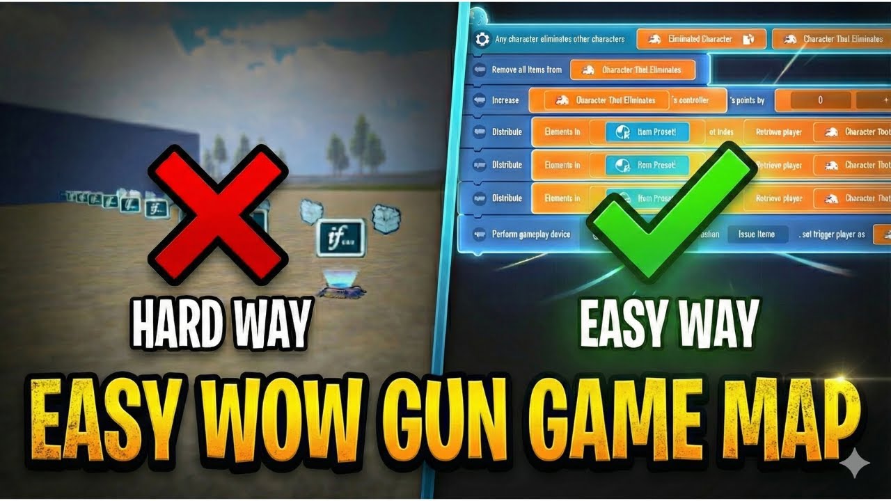 Easiest Way to Make GUN GAME in WOW Mode! 😱 (Visual Programming)