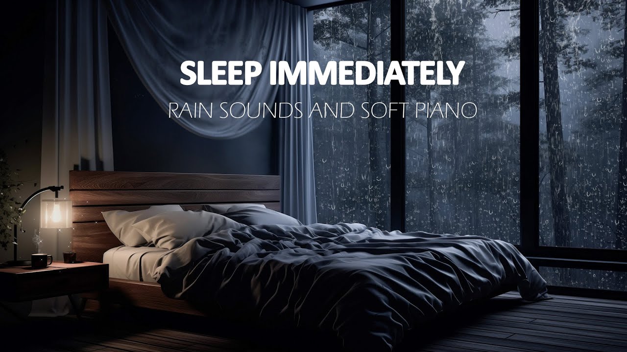 Gentle Piano with Soft Rain Sounds 🎹🌧️ Relax Your Mind and Release Stress After a Long Day