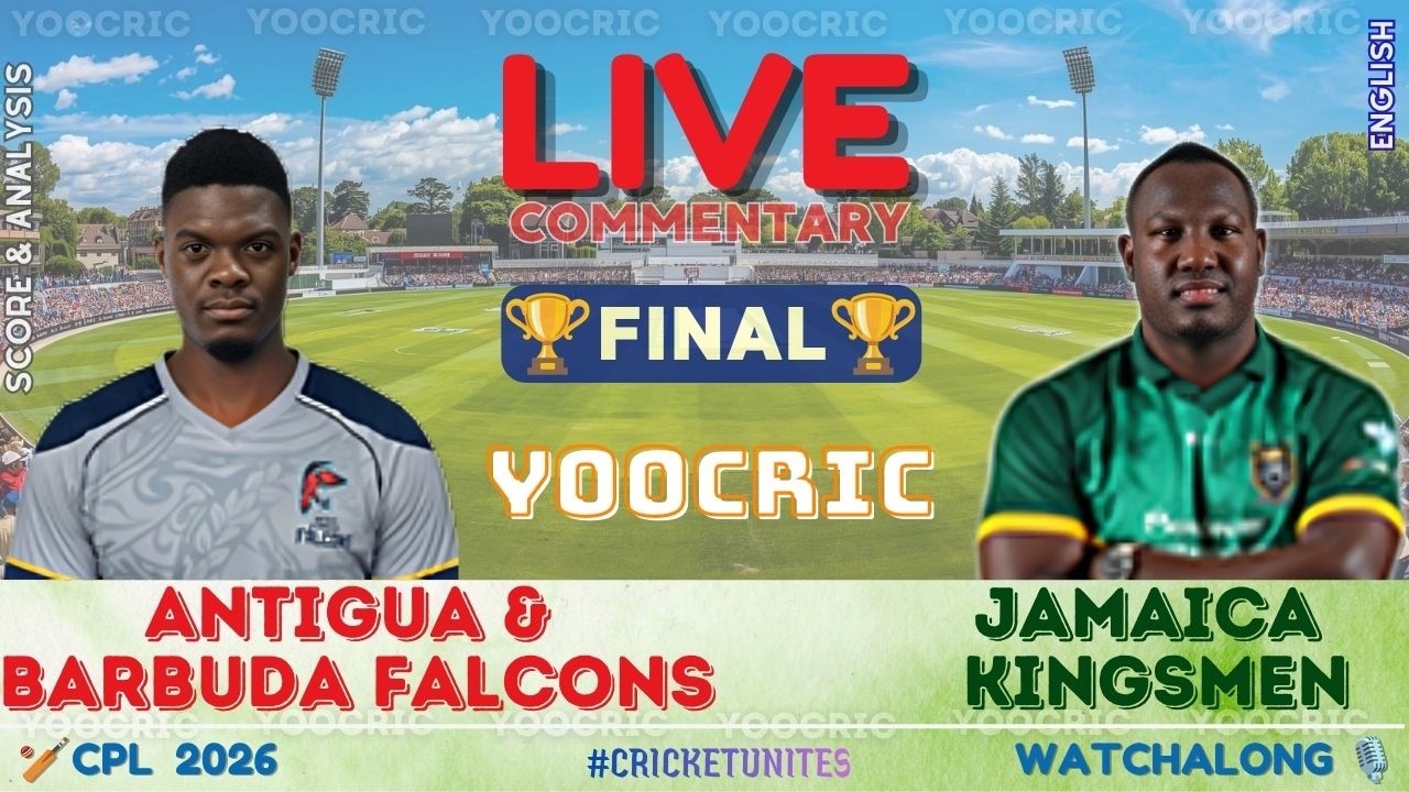 🔴 Antigua & Barbuda Falcons vs Jamaica Kingsmen Live | Scores WatchAlong, CPL FINAL | ABF vs JKM