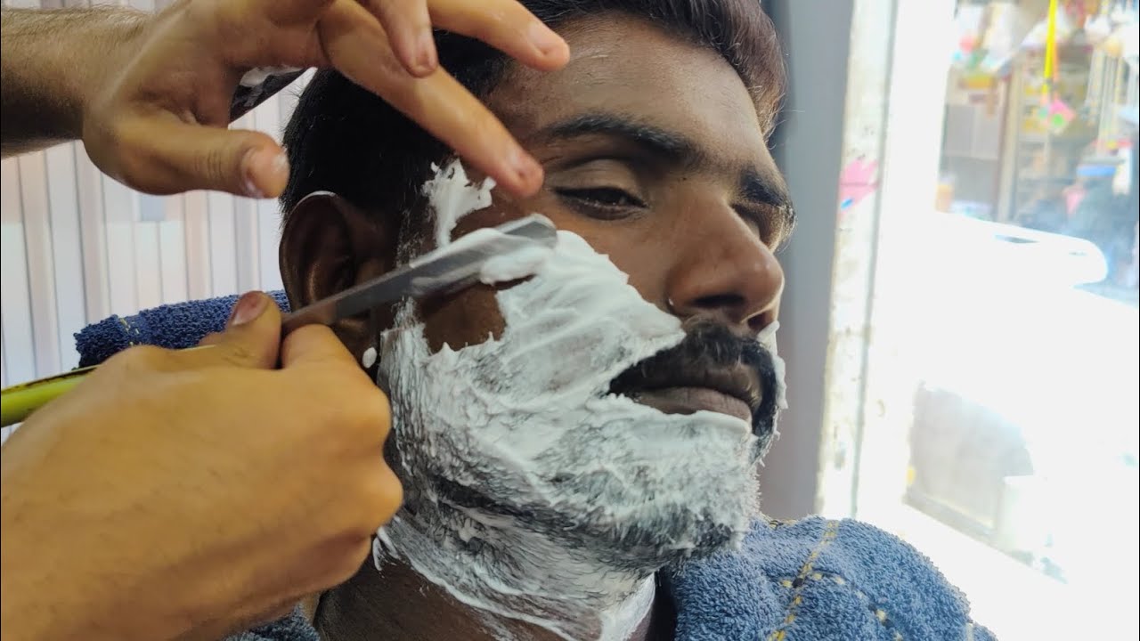 🪒ASMR Shave Process🔥From Beard to Clean Look💇