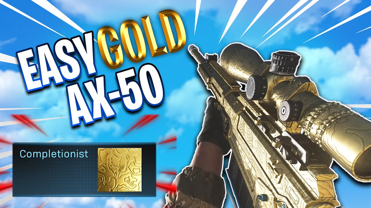 EASY AX50 Gold Camo Guide - Tips And Tricks (Modern Warfare) How To Get Gold Camo For The AX50 Fast