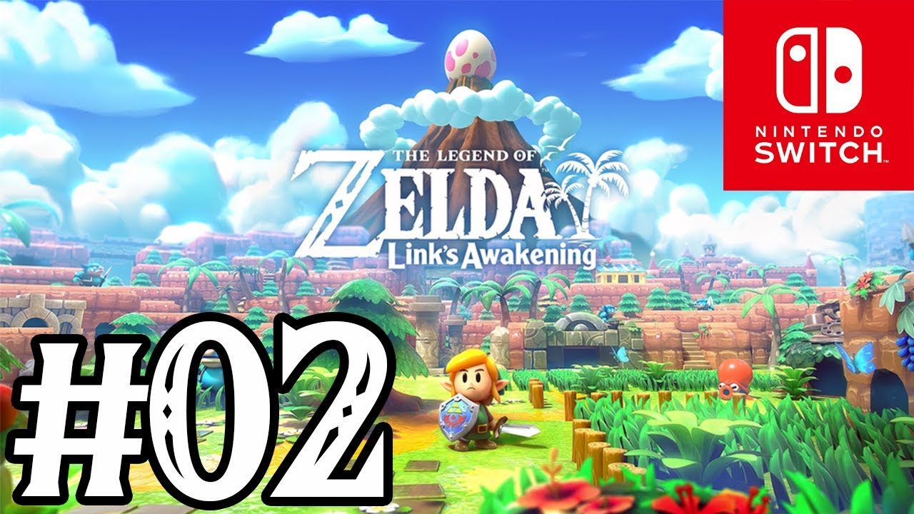 The Legend of Zelda Link's Awakening  - Walkthrough Part 2 : Tail Cave Dungeon (Switch)