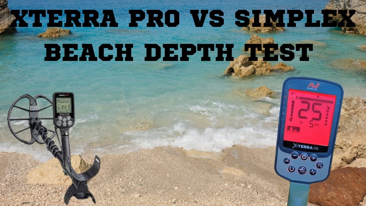 ТЕСТ ГЛУБИНЫ НА ПЛЯЖЕ MINELAB XTERRA PRO VS NOKTA SIMPLEX PLUS