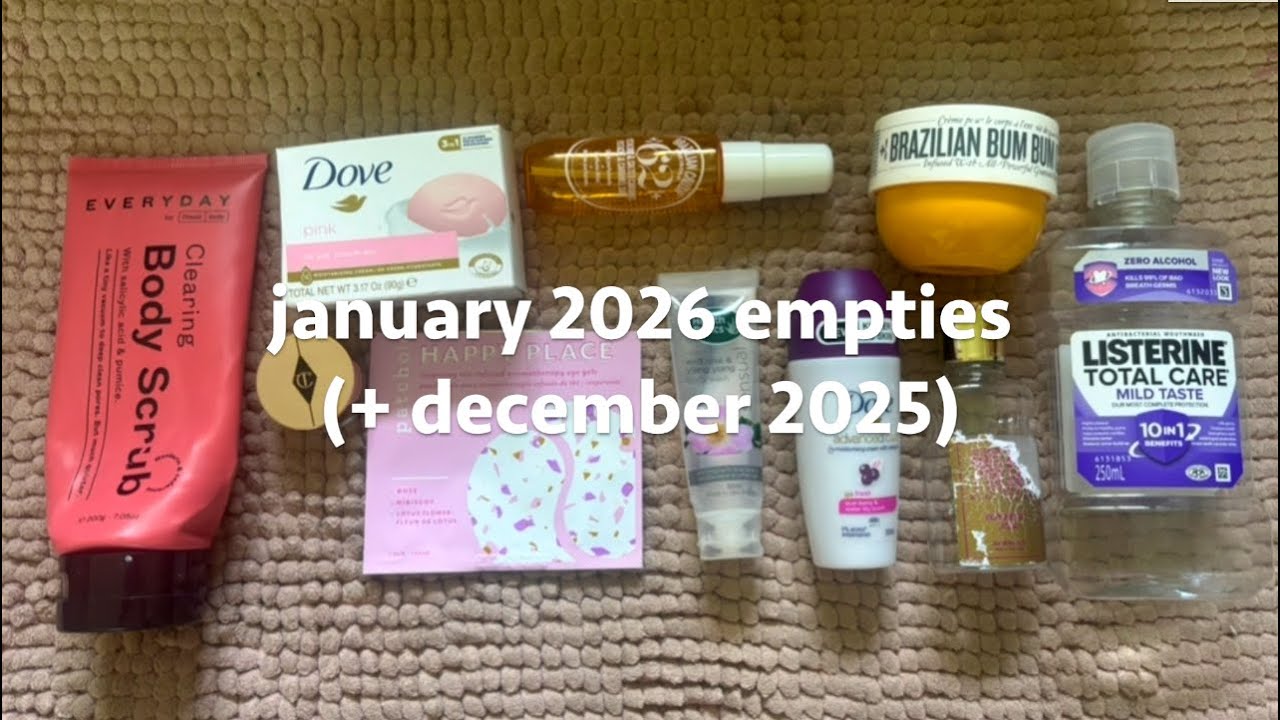 DECEMBER ’25 - JANUARY ’26 EMPTIES | paige catherine