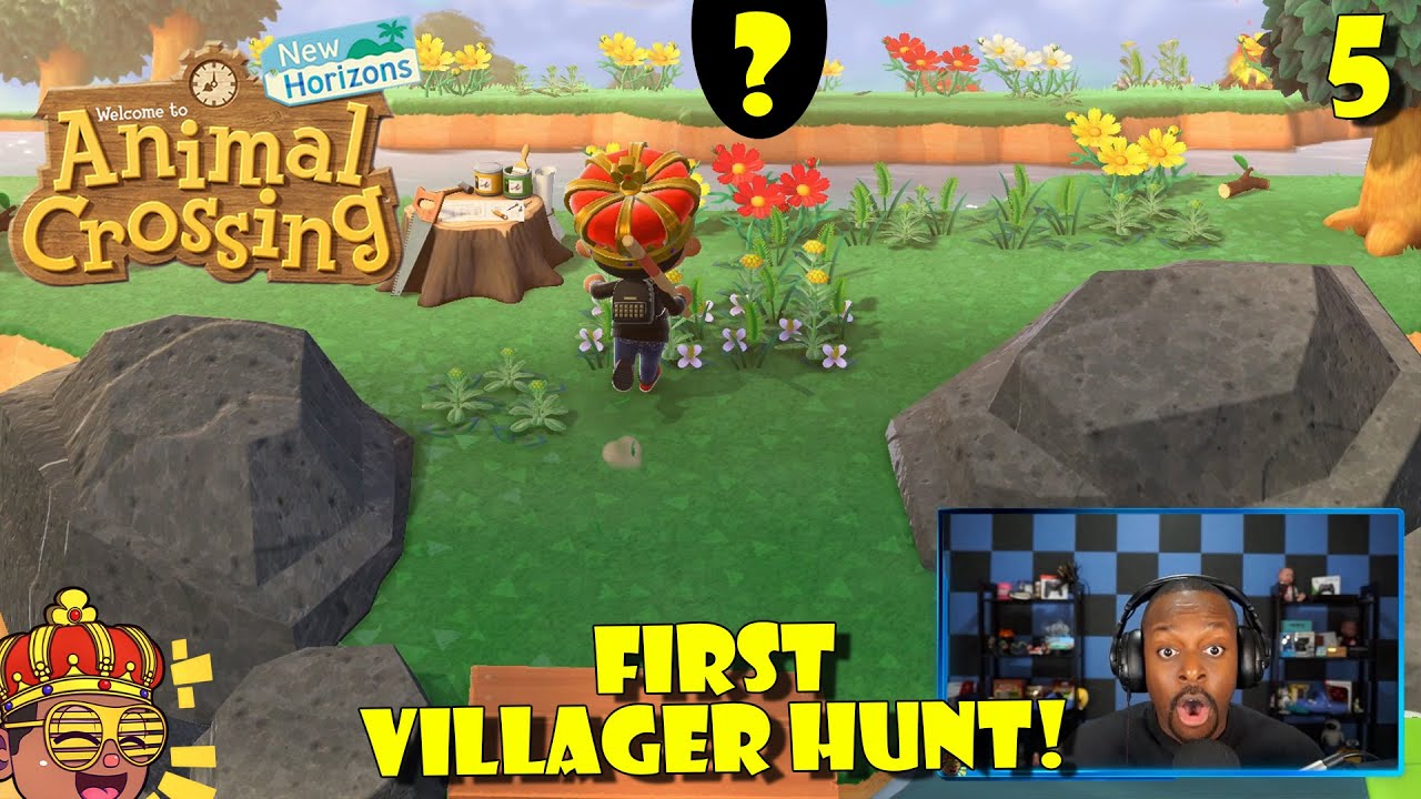 First Villager Hunt! | Animal Crossing New Horizons Season 2