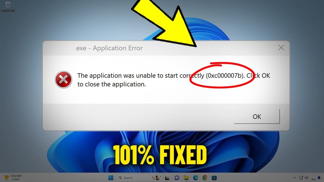 Ошибка при запуске приложения 0xc000007b в Windows 11/10/8/7 - Как устранить ошибку ✅