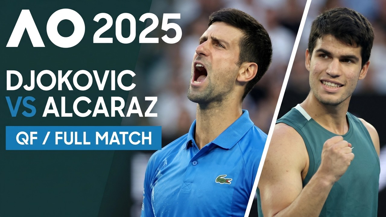 Tennis Elbow 4 - Beyond AO 2025! Alcaraz vs. Djokovic🎾 (2D Court)