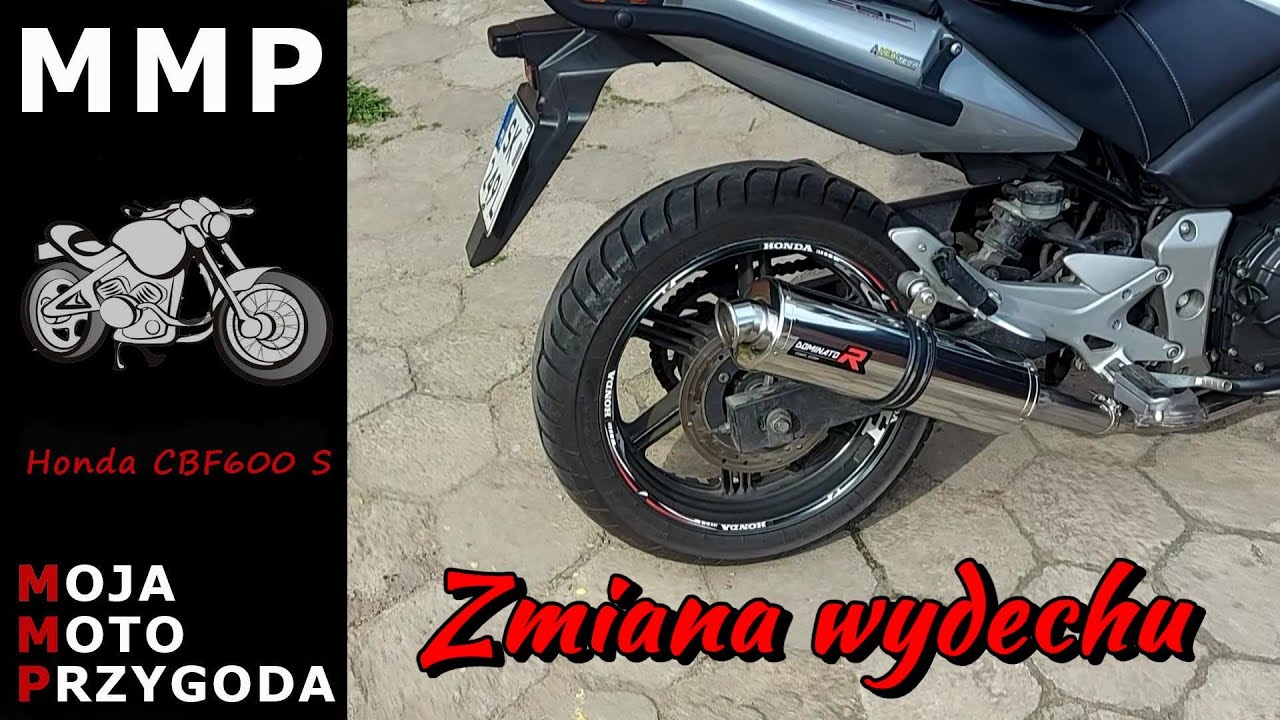 Honda CBF 600 - wymiana wydechu