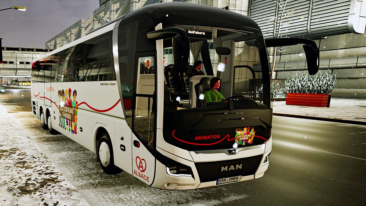 MAN Lion's Coach 3rd Generation ! ! ! Fernbus Simulator ! ! ! GAMEPLAY ! ! !
