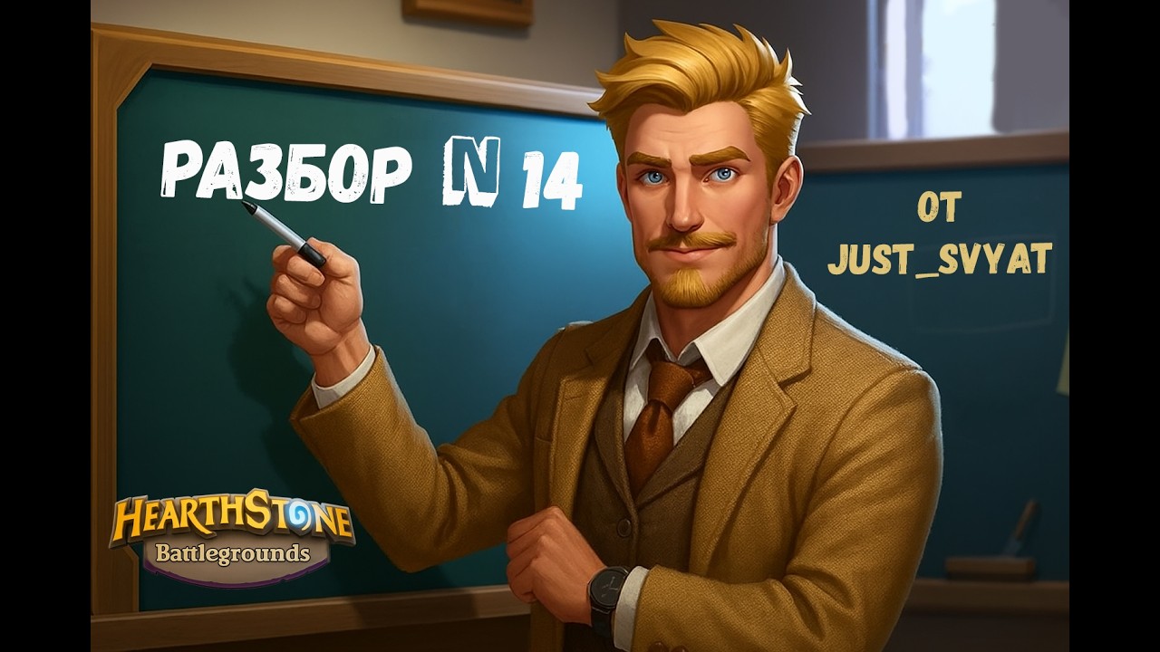 №14 Разбор игры зрителя. #hsbg    #патч #just_svyat #heartstone #хартстоун