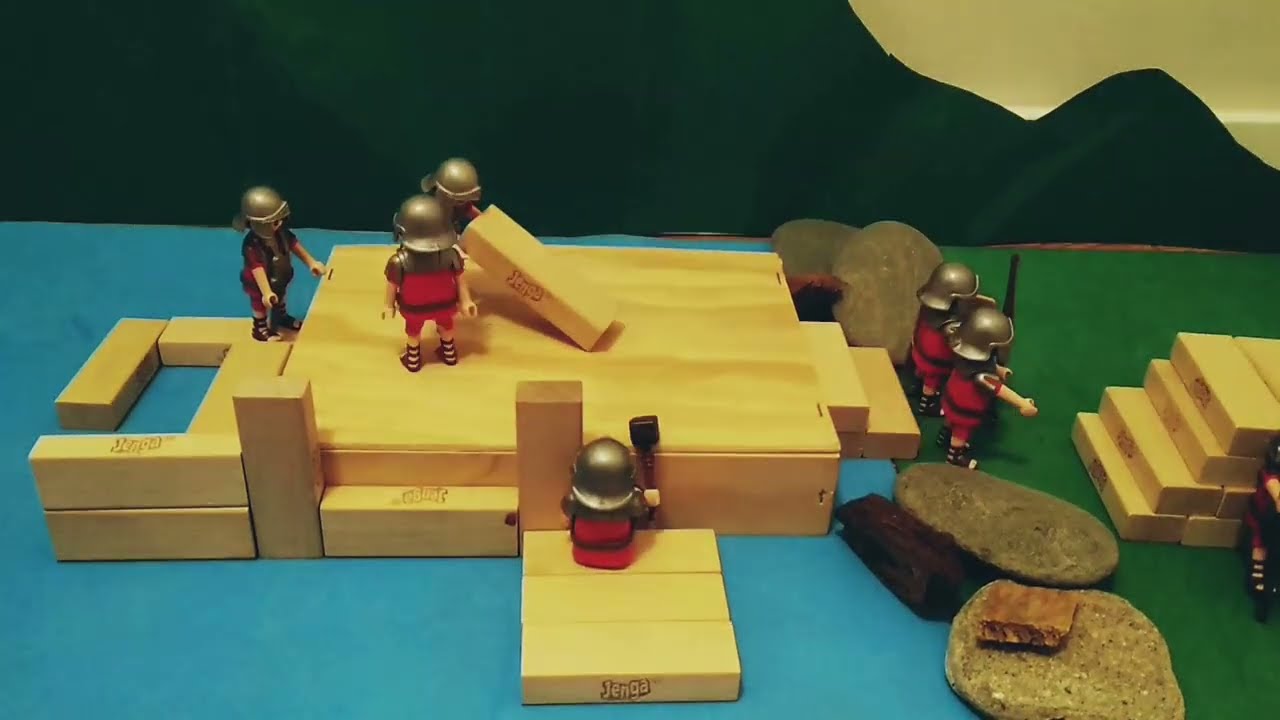 Playmobil romans stop motion the second battle of trapae