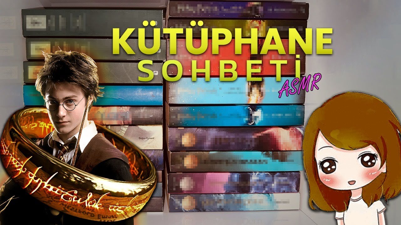 ASMR Türkçe | Kitaplığımdan Bilim Kurgu-Fantastik Kitaplar | Mini Kütüphane Sohbeti | Soft Spoken