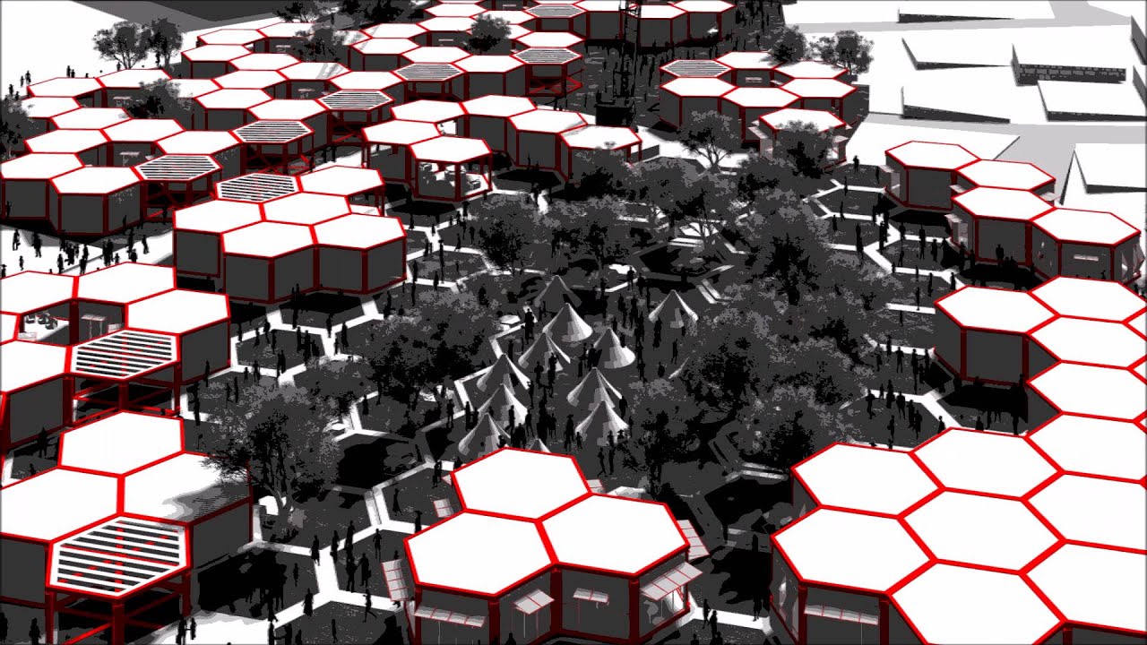 democratic school, post disaster center project