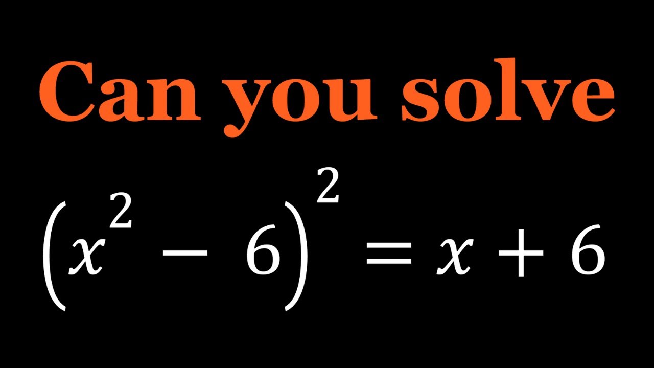 I Solved A Homemade Quartic in Two Ways