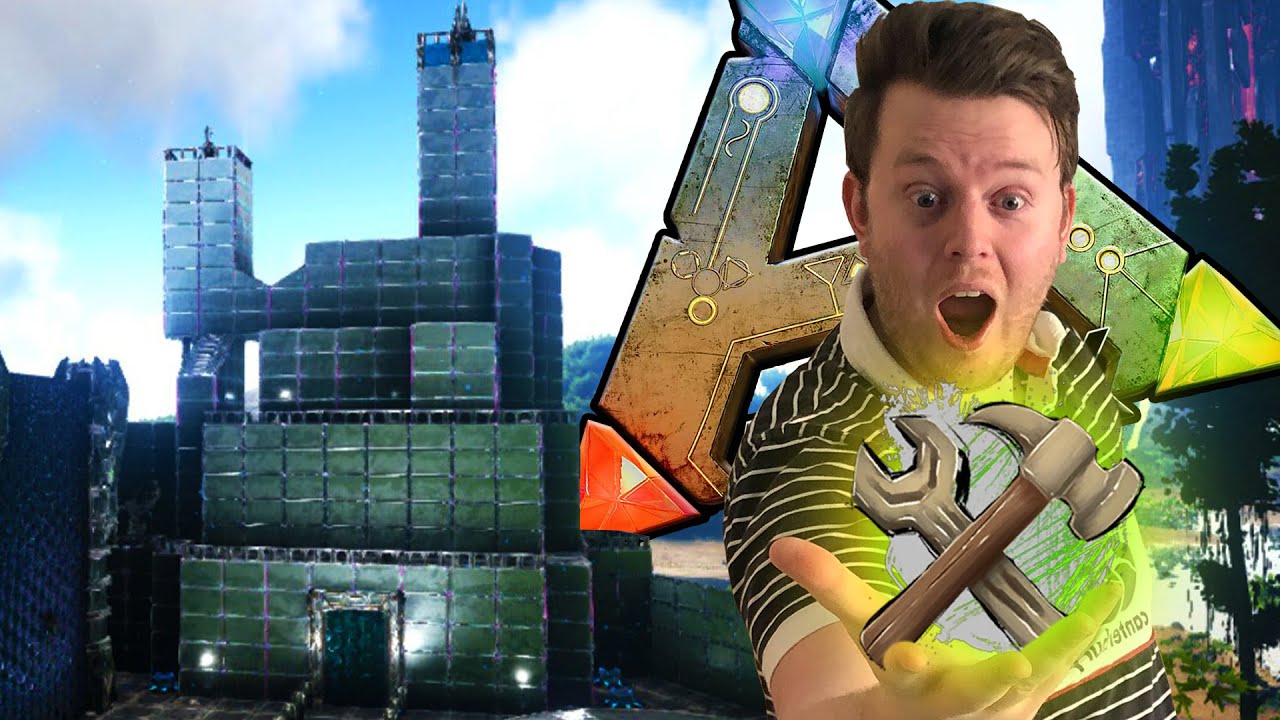 Постройка Тек-замка — Неограниченные ресурсы — ARK: Survival Evolved