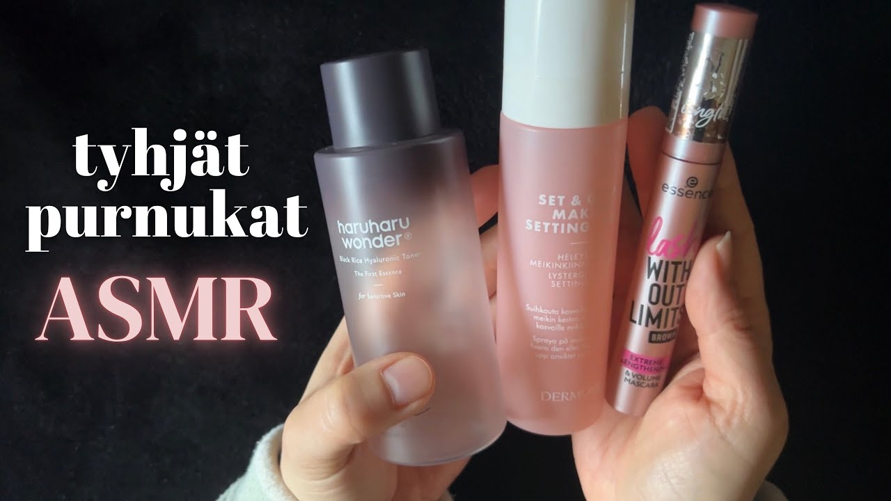 ASMR SUOMI - tyhjät purnukat (empties) ✨