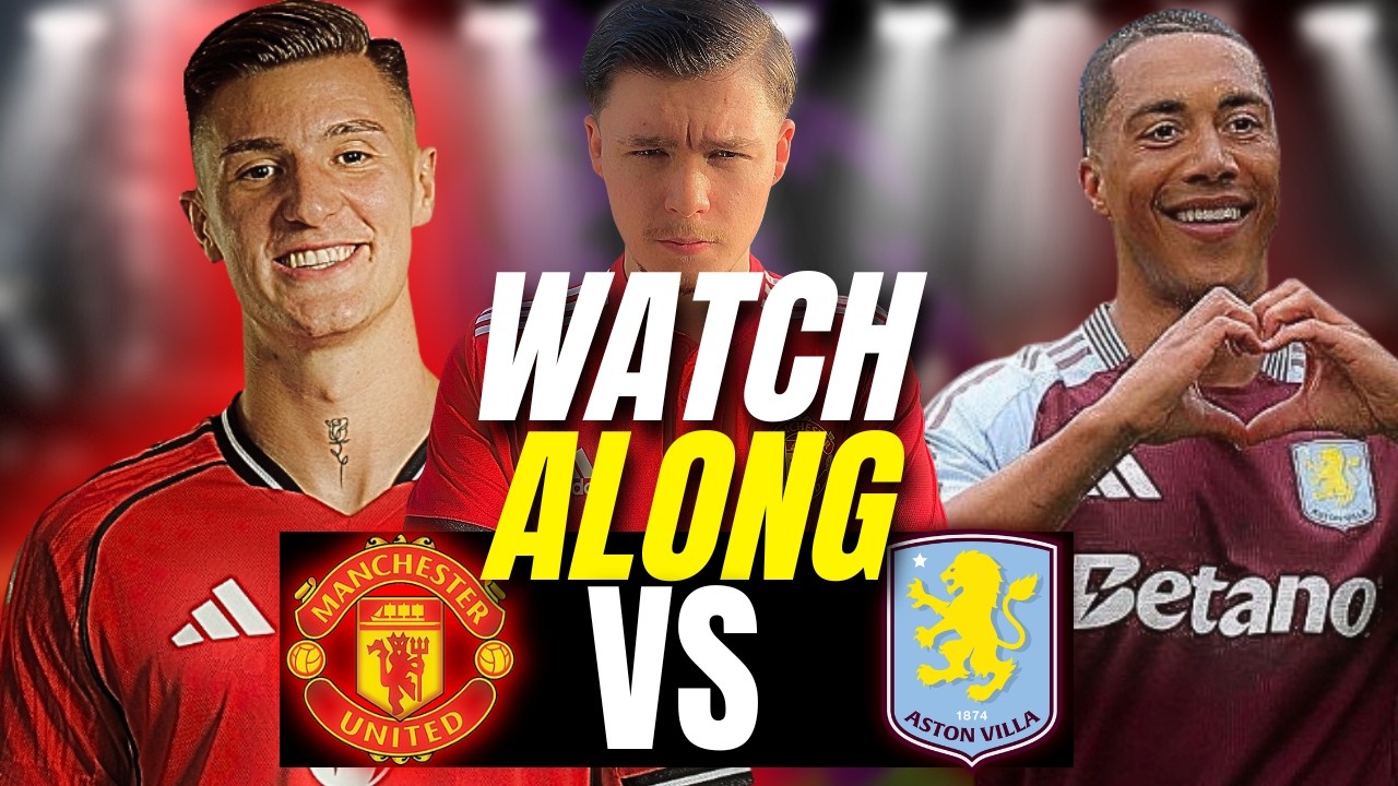 Manchester United Vs Aston Villa | LIVE EPL Watchalong | ROAD TO 5K