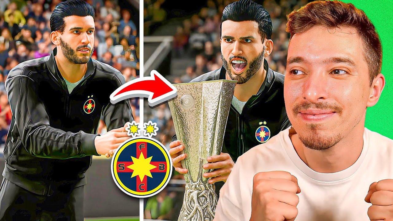 PREIAU CARIERA LUI ELIAS CHARALAMBOUS PANA CASTIGA EUROPA LEAGUE CU FCSB !!! EA FC 25 ROMANIA