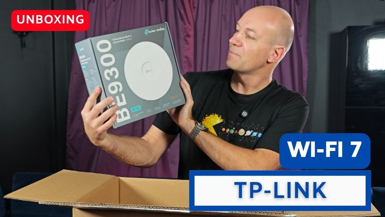 Sprzęt sieciowy Wi-Fi 7 firmy TP-Link - biznesowy Omada i konsumencki - unboxing