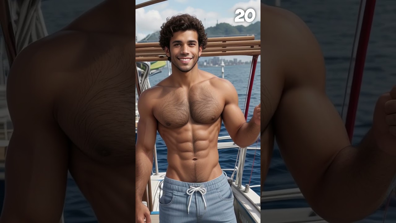 Most Handsome Brazilian Men at a Pier in Rio de Janeiro | 4K AI Lookbook