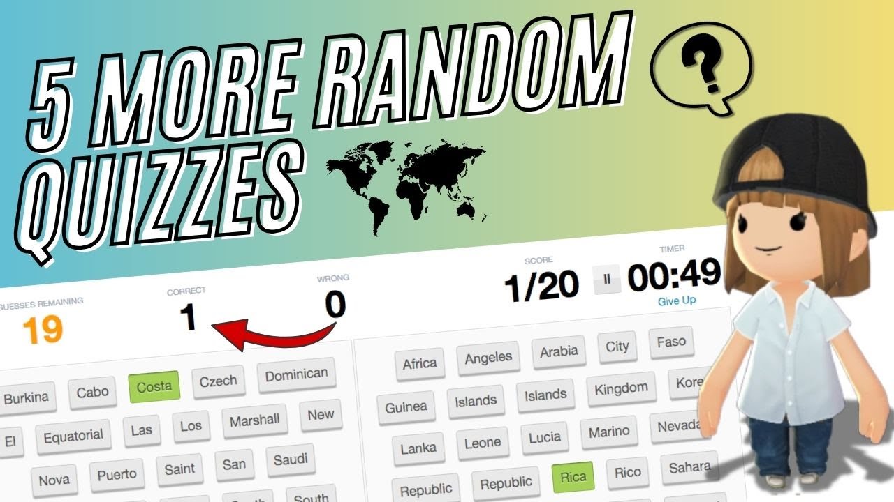 5 More RANDOM Quizzes