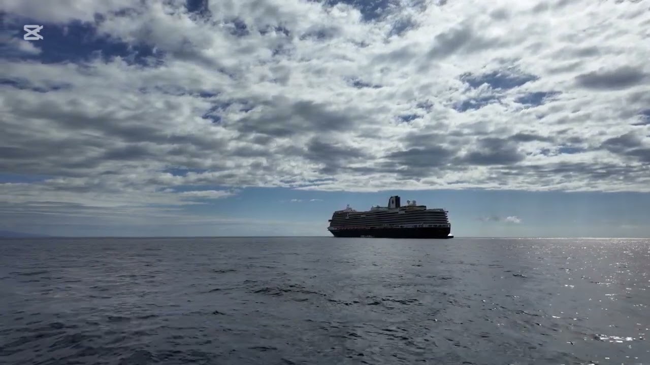 Tender from Kona to  Koningsdam in 4K