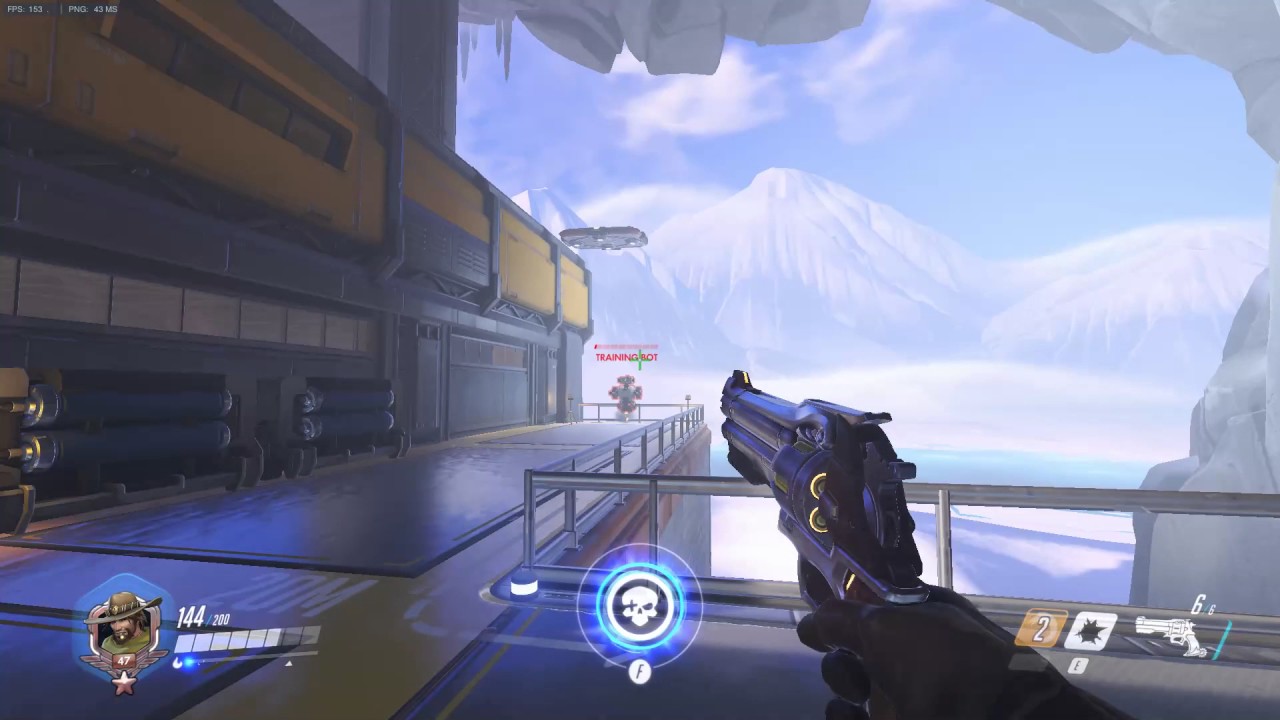 Overwatch Mccree flick aim training (body to head)