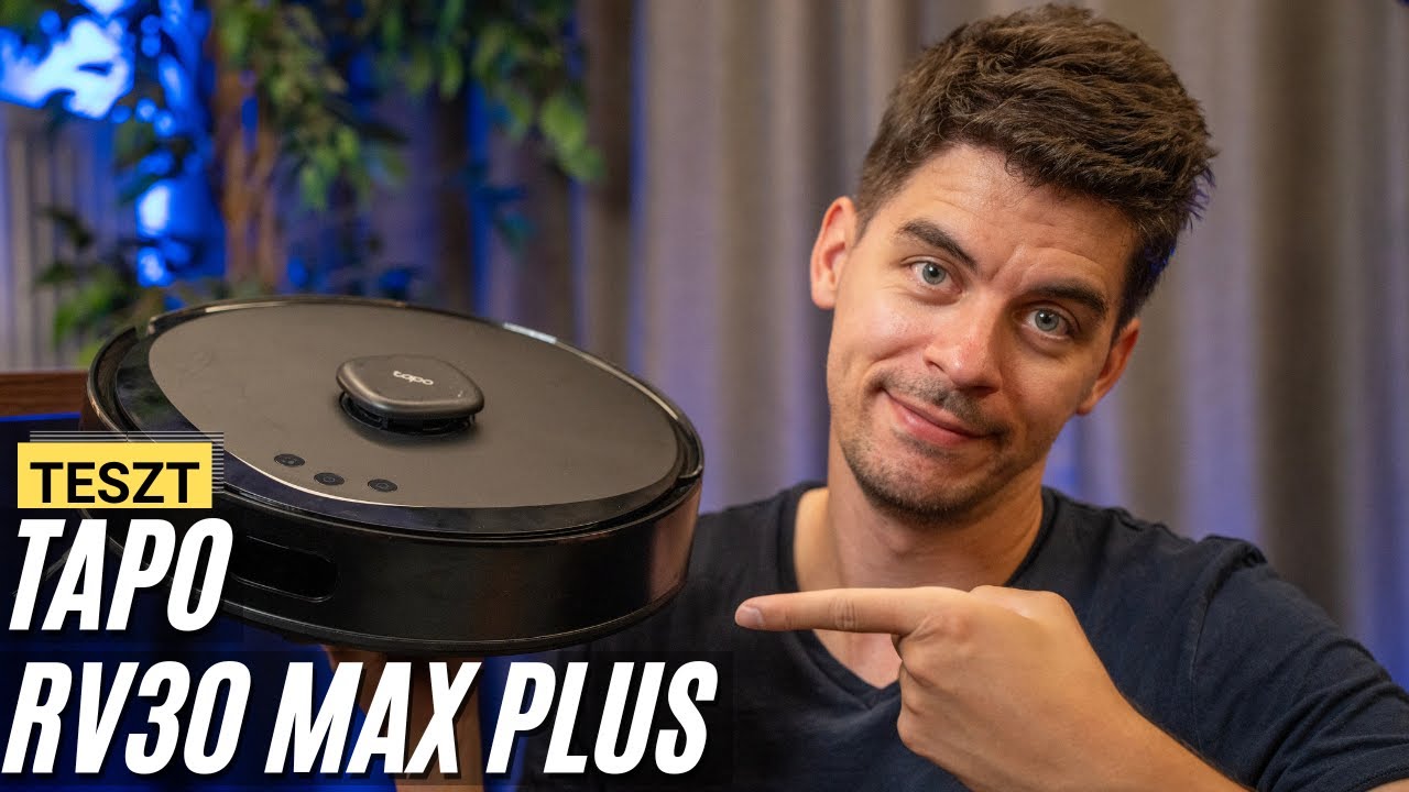 Tapo RV30 Max Plus robotporszívó teszt - Kitakarít és még a port is kiüríti magából! 🧹