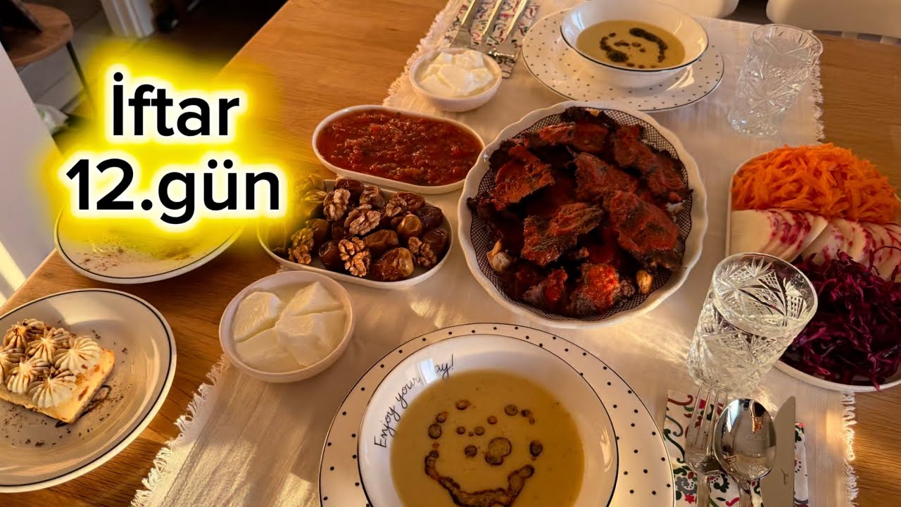 🕌İFTAR 12.GÜN MENÜSÜ😍😇 RAMAZAN MENÜLERİ ÇEŞM-İ NİGAR İSKENDER LATTE PASTA