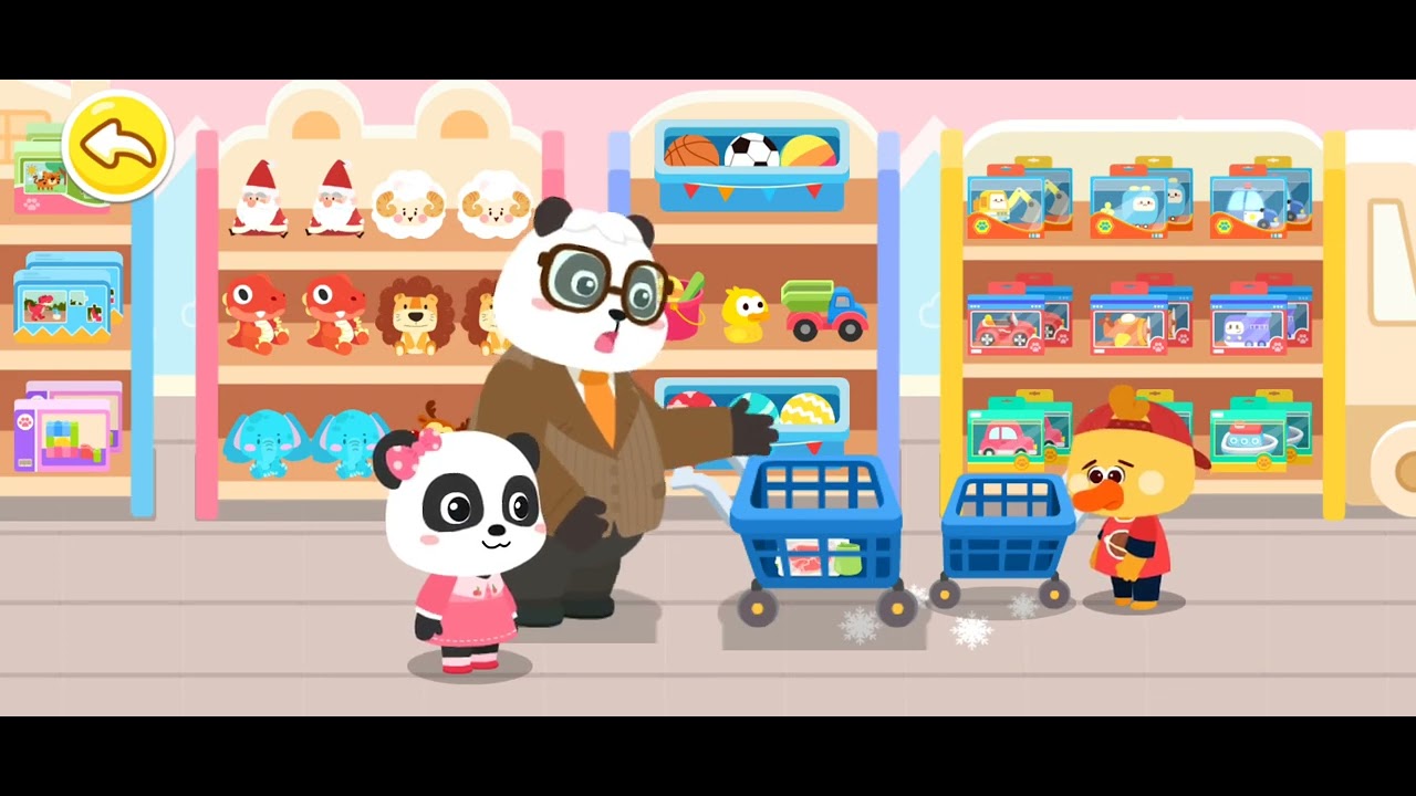 Baby Panda in Super Market Shopping Mall Game level -1#games #panda #viral #fun #new 